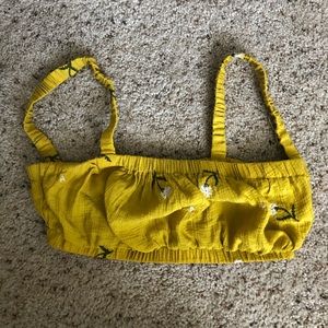Yellow Crop top / Bralette Dee Elly
